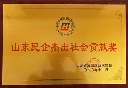 Shandong Outstanding Construction Prize of Private Enterprises 